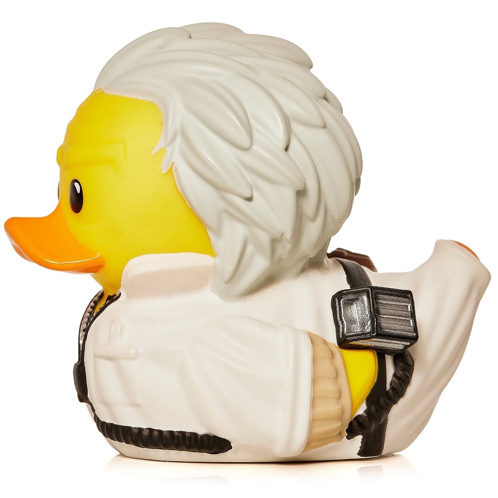 Numskull - Mini TUBBZ Canard de bain - Retour vers le Futur - Doc Brown (Édition baignoire) - 8cm - flash vidéo