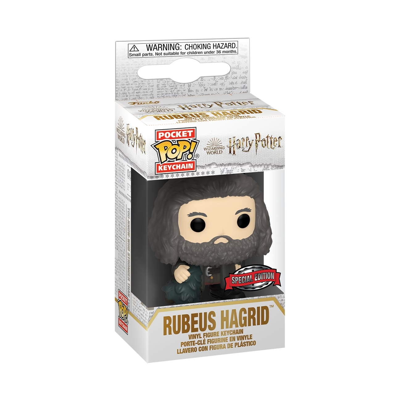 Funko Pocket Pop! Keychain: Harry Potter Holiday - Hagrid - flash vidéo