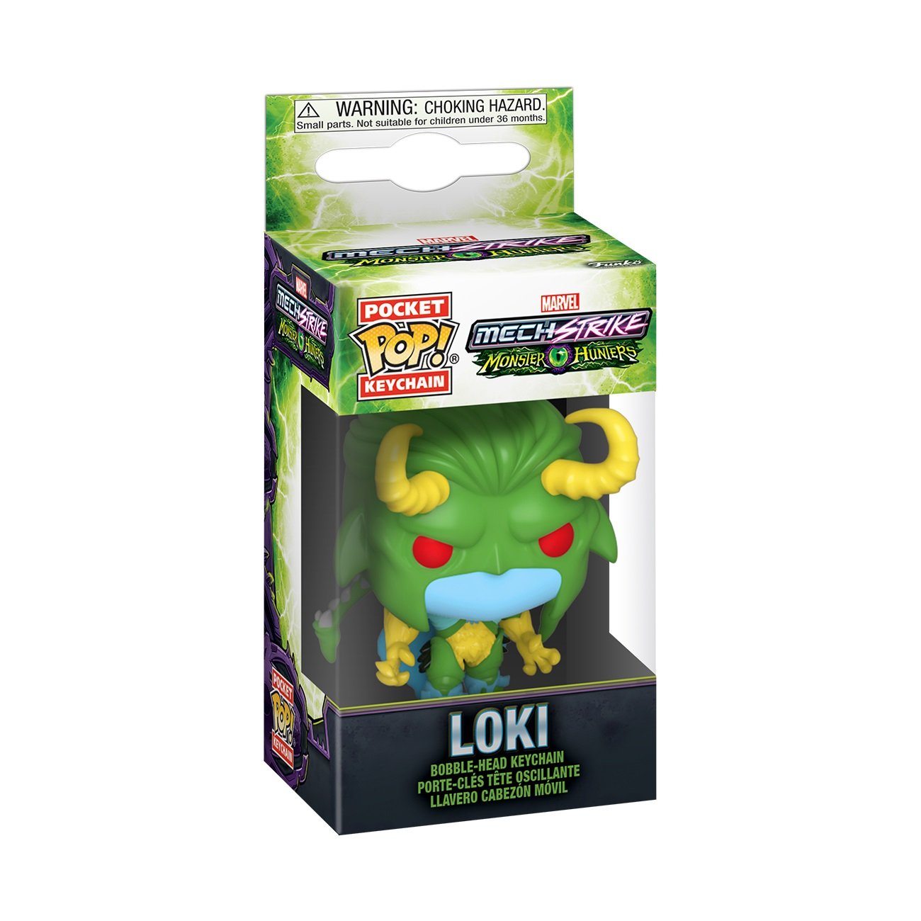 Funko Pocket Pop! Keychain: Monster Hunters - Loki - flash vidéo