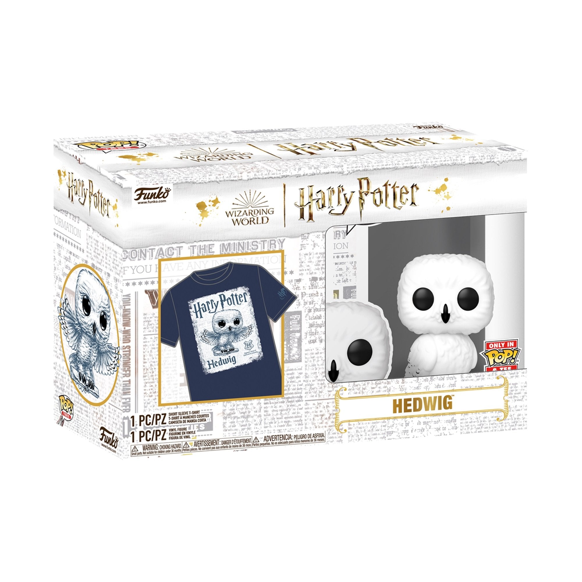 Funko Pop! & Tee: Harry Potter - Hedwig - L - flash vidéo