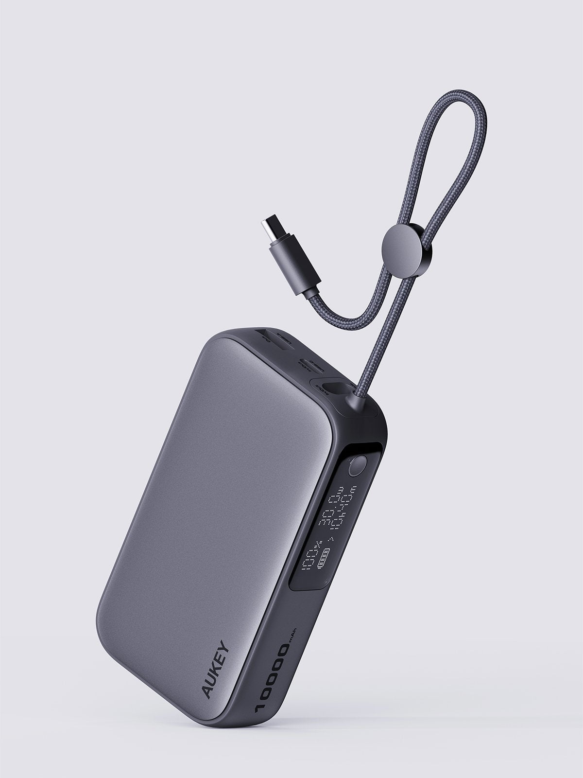 Aukey - Power Bank Spark Sling 10000mAh 30W USB-C - flash vidéo