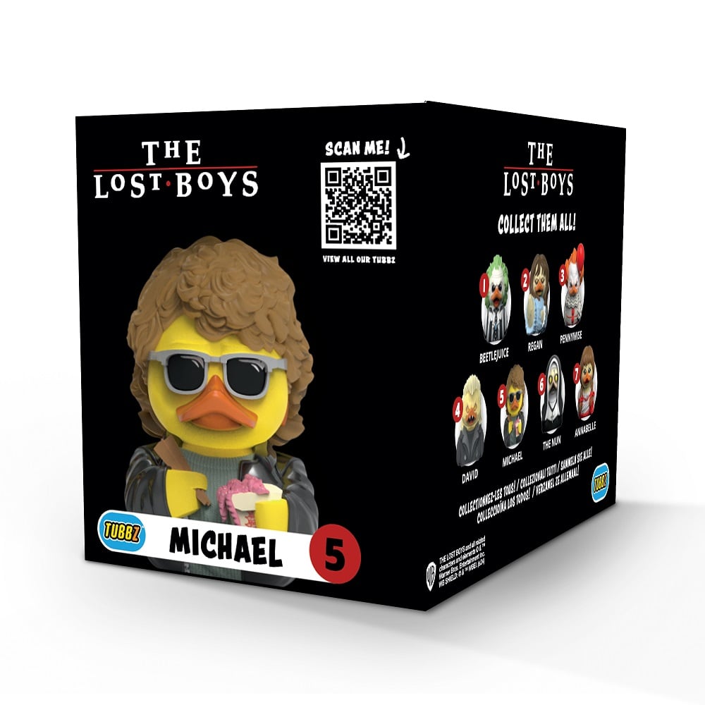 Numskull - Best of TUBBZ Boîte Canard de bain - The Lost Boys - Michael - 9cm - flash vidéo