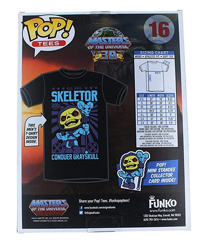Funko Pop! Tees : All Hail Skeletor - XS - flash vidéo