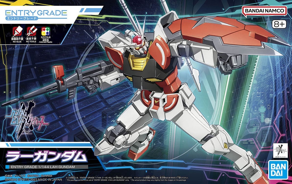 Gunpla - Gundam Build Metaverse - EG 1/144 - Lah Gundam Model Kit - flash vidéo