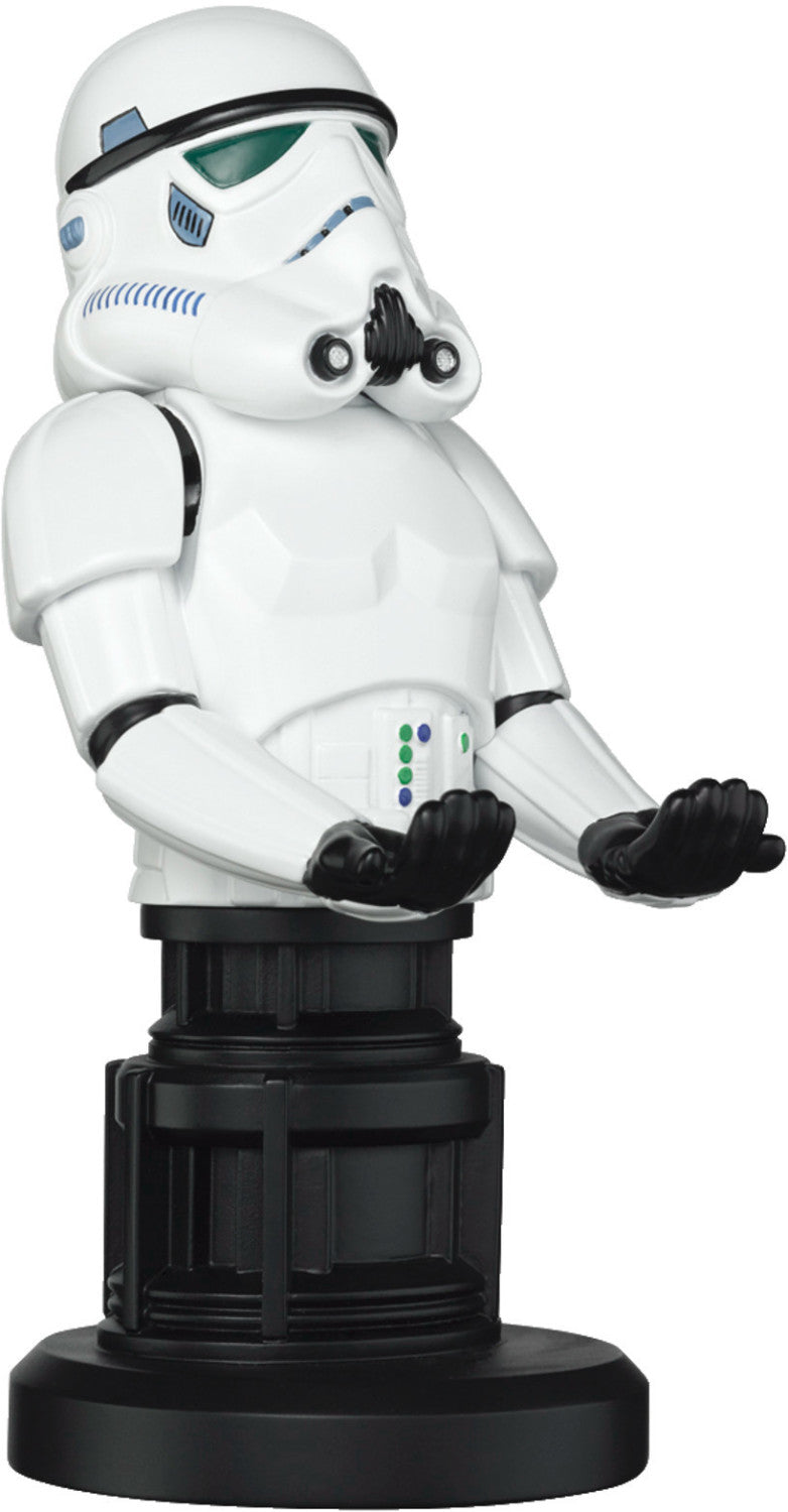 Cable Guys - Star Wars - Stormtrooper Support Chargeur pour Téléphone et Manette - flash vidéo