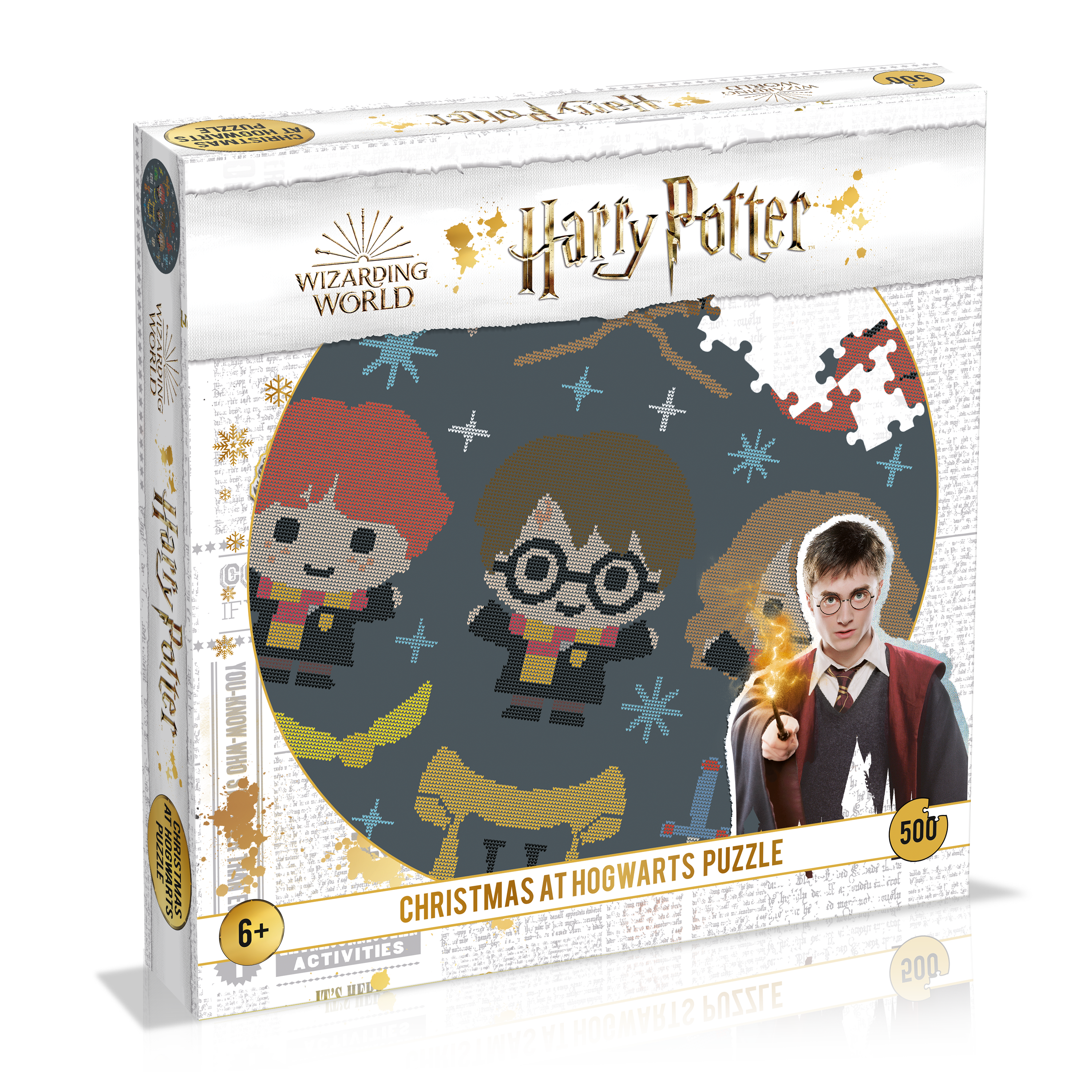 Harry Potter - Un Noël à Poudlard Puzzle 500 pcs - flash vidéo