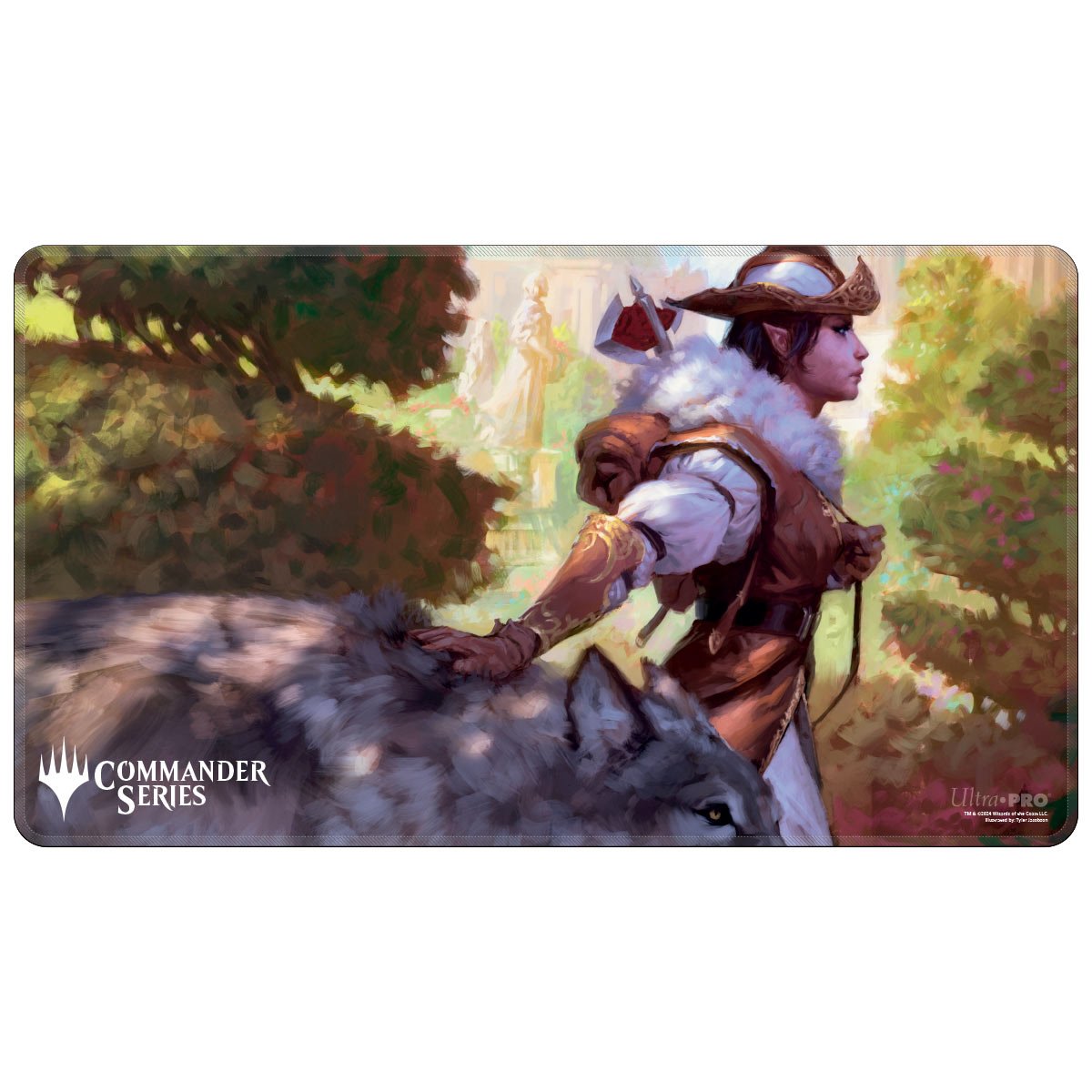 Ultra Pro - Magic: The Gathering - Commander Series - Tapis de jeu Selvala, au cœur de la nature sauvage (60 x 34 cm) - flash vidéo