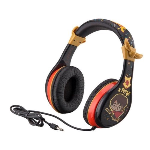 Harry Potter - Casque d'écoute pour enfants avec limiteur de volume Harry Quidditch - flash vidéo