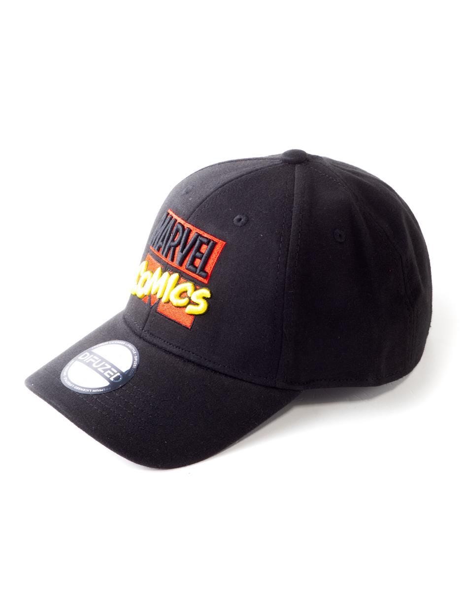 Marvel - Casquette ajustable avec logo brodé classique rétro de Marvel Comics - flash vidéo