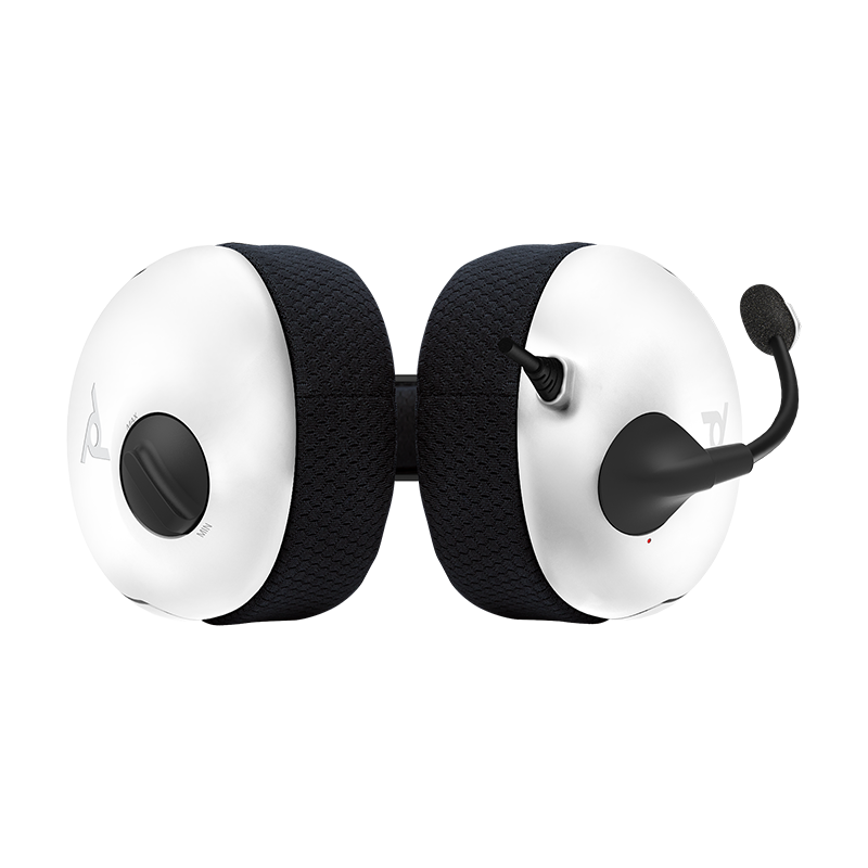 PDP - Casque de jeu stéréo filaire LVL50 Blanc pour PS5, PS4 & PC - flash vidéo