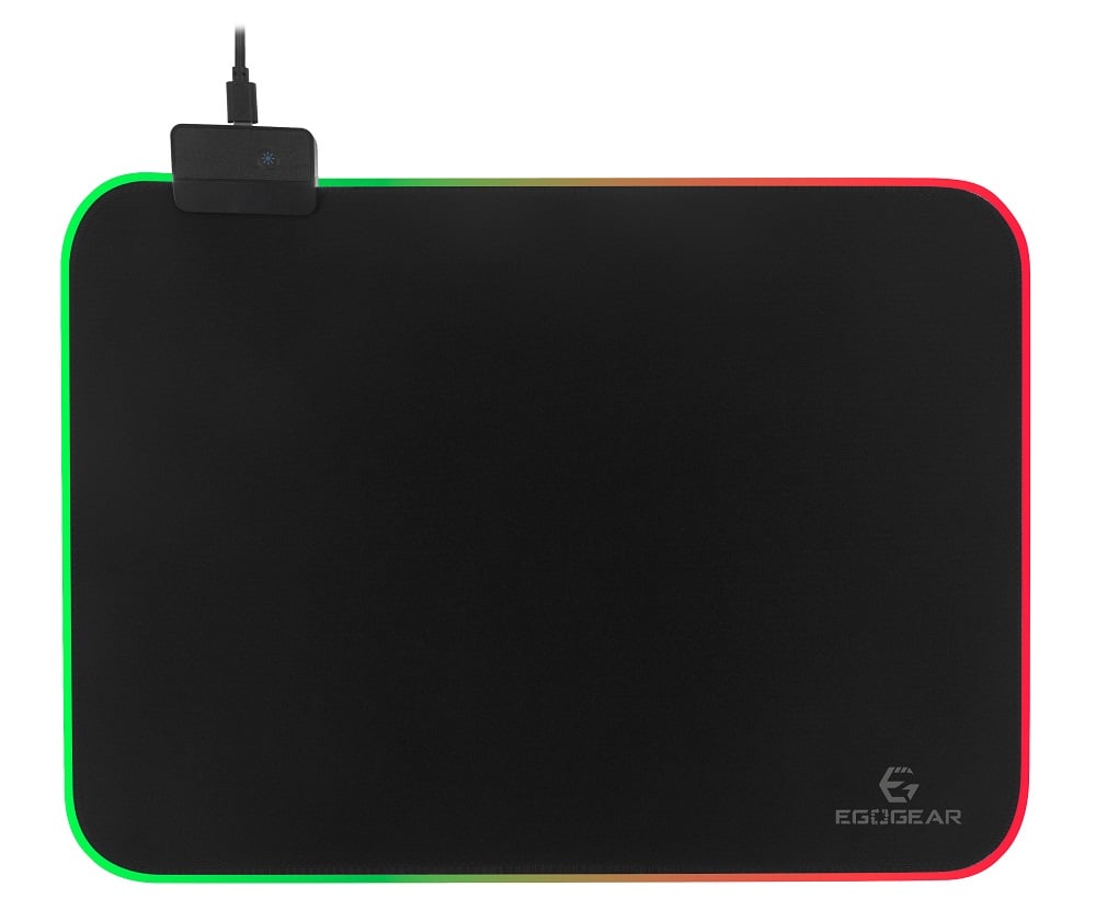 EgoGear - Tapis de souris de jeu RGB en tissu SMM50 - flash vidéo