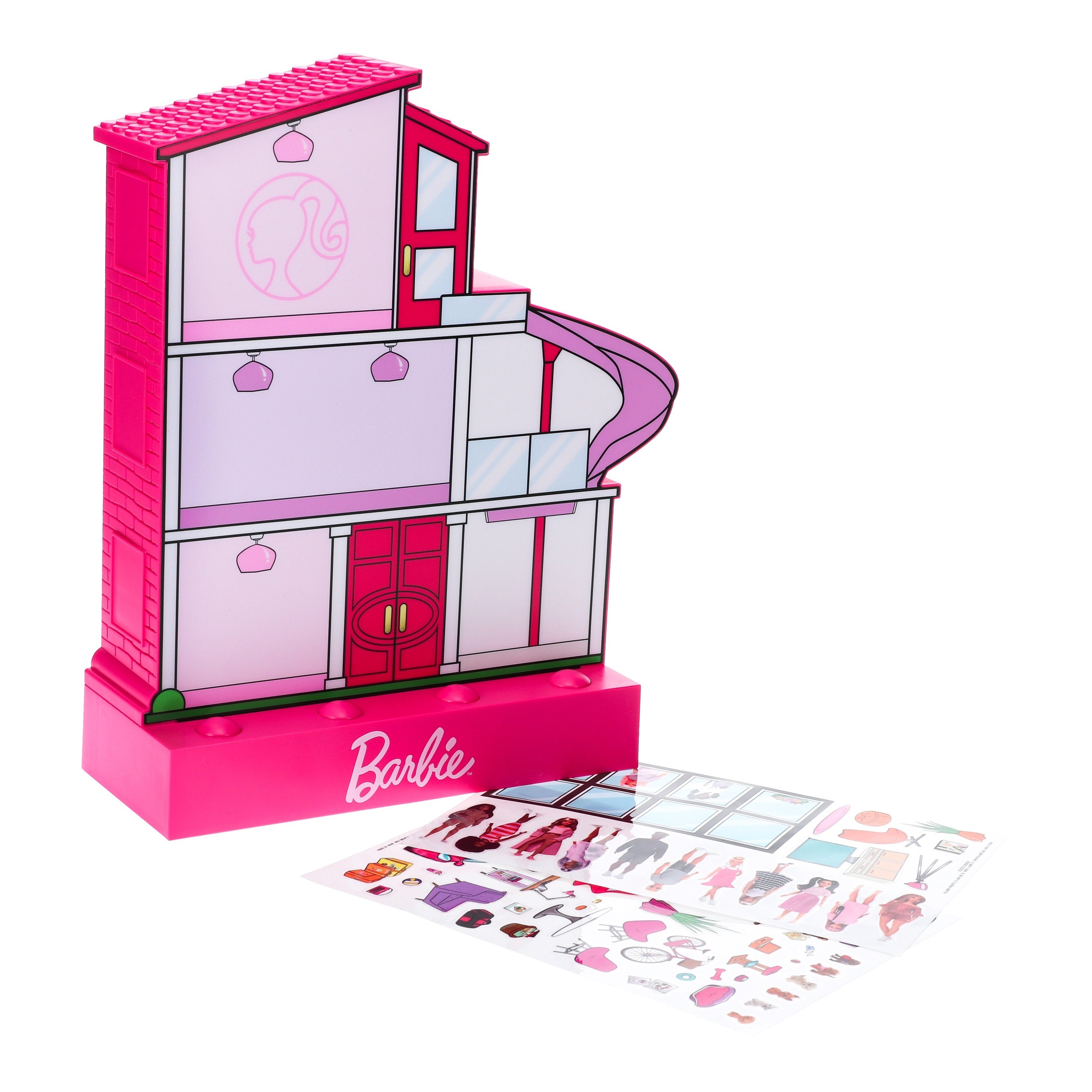 Barbie - Lampe Maison de Rêve avec Autocollants - flash vidéo