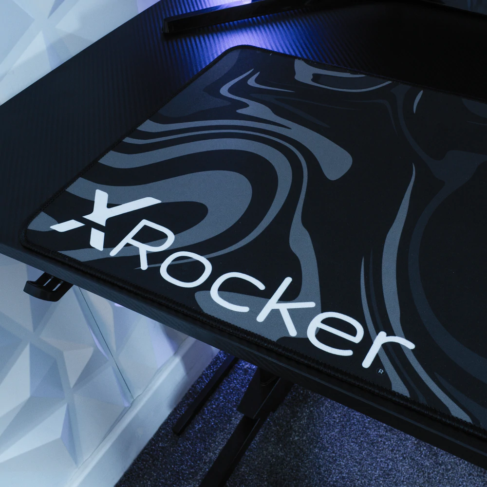 X Rocker - Panther Low Profile Esports Gaming Desk - flash vidéo