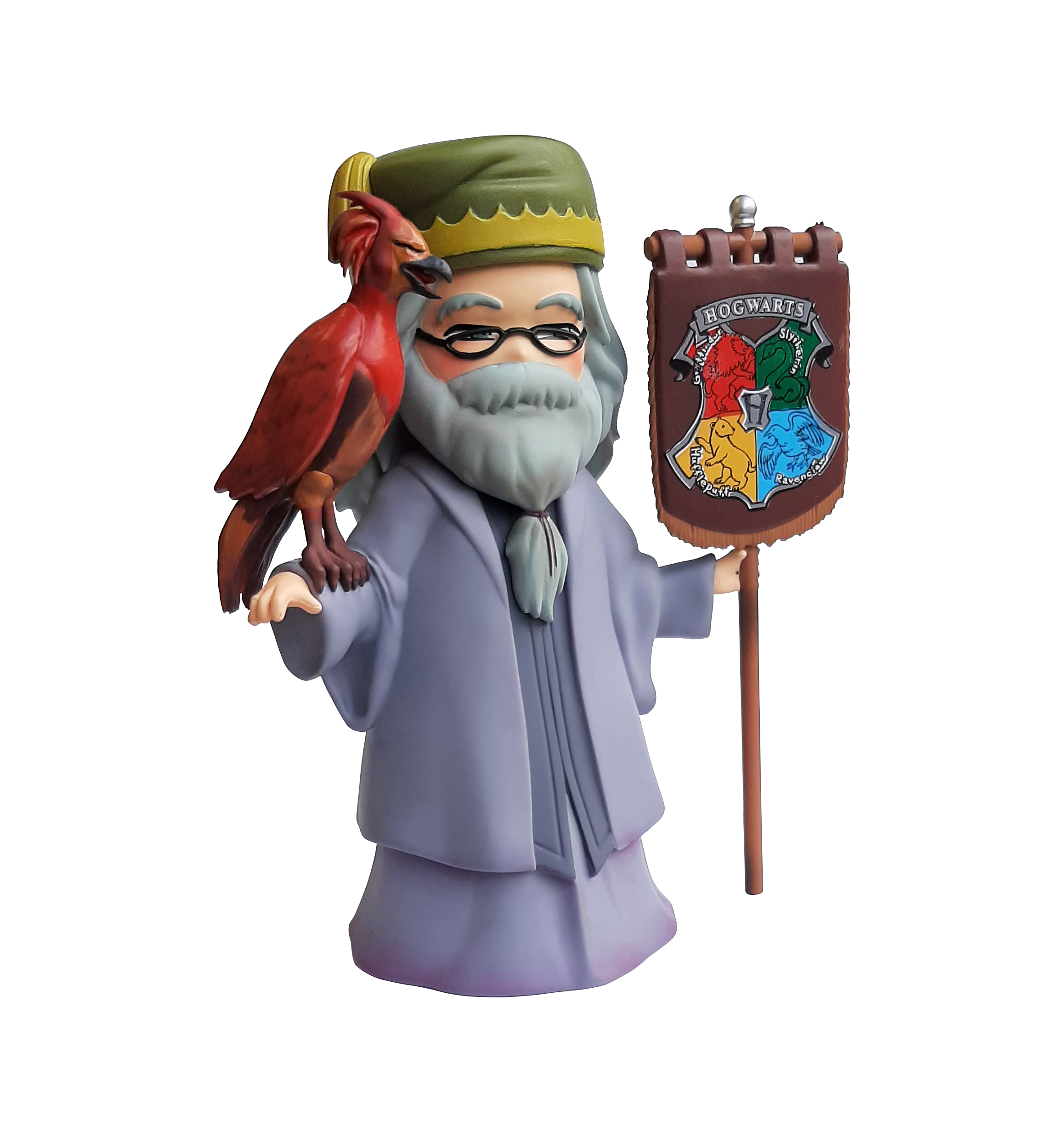 Plastoy - Figurine Dumbledore & Fumseck - flash vidéo