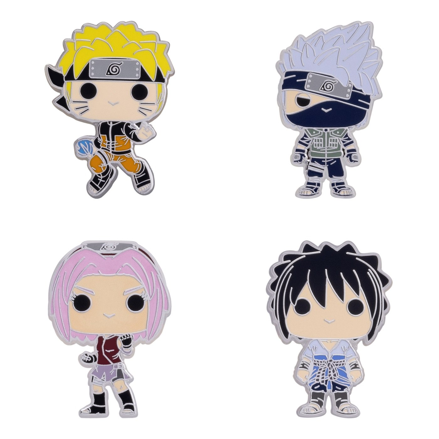 Funko Pop! Pin: Naruto Shippuden - Team 7 Pin Set - flash vidéo