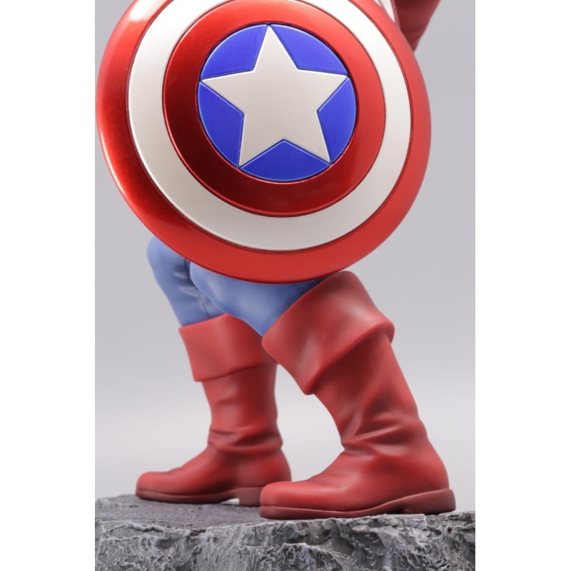 Marvel - Statue de Captain America Civil War 20cm - flash vidéo