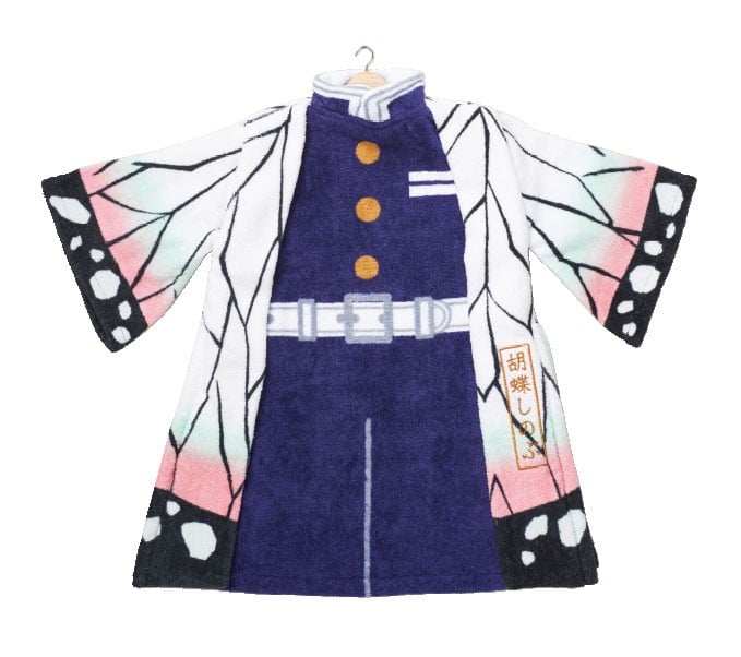 Demon Slayer: Kimetsu no Yaiba - Serviette en forme de tenue de Shinobu Kocho 43x54cm - flash vidéo