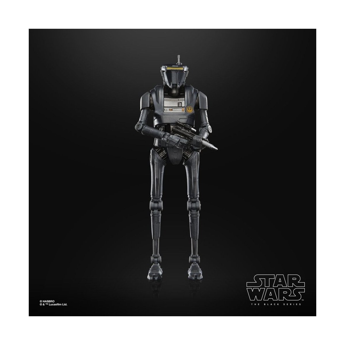 Star Wars The Black Series - Figurine d'action de Droïde de sécurité de la Nouvelle République 15cm - flash vidéo