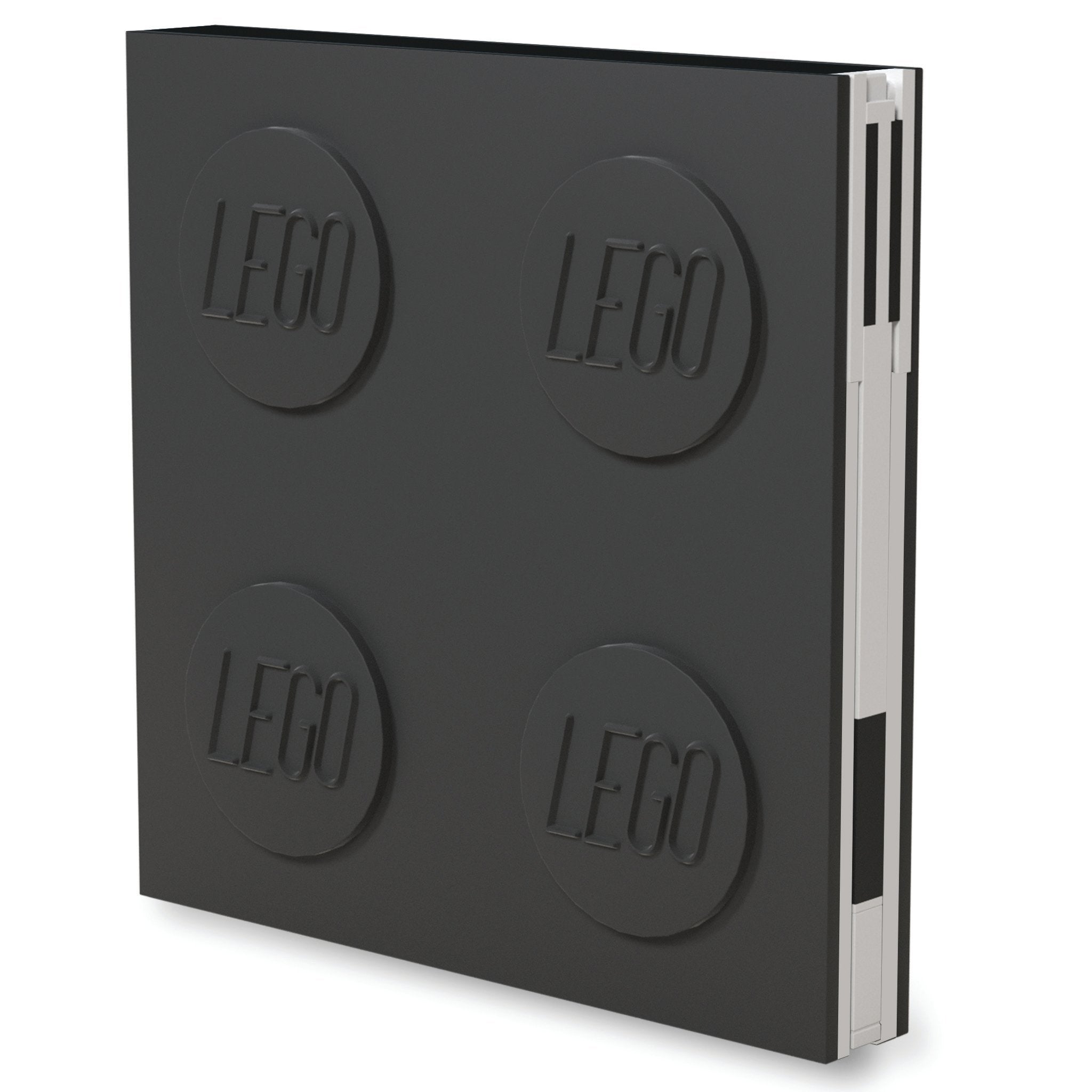 Cahier verrouillable Lego avec stylo gel - Noir - flash vidéo