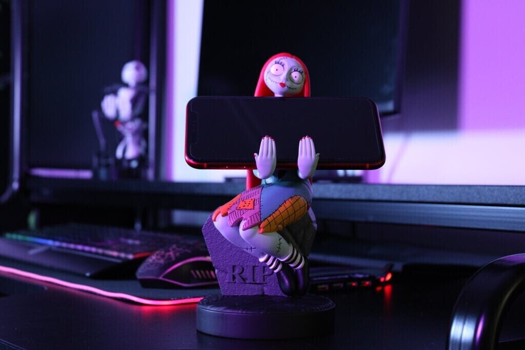 Cable Guys - Disney - L'Étrange Noël de monsieur Jack - Sally Support Chargeur pour Téléphone et Manette - flash vidéo