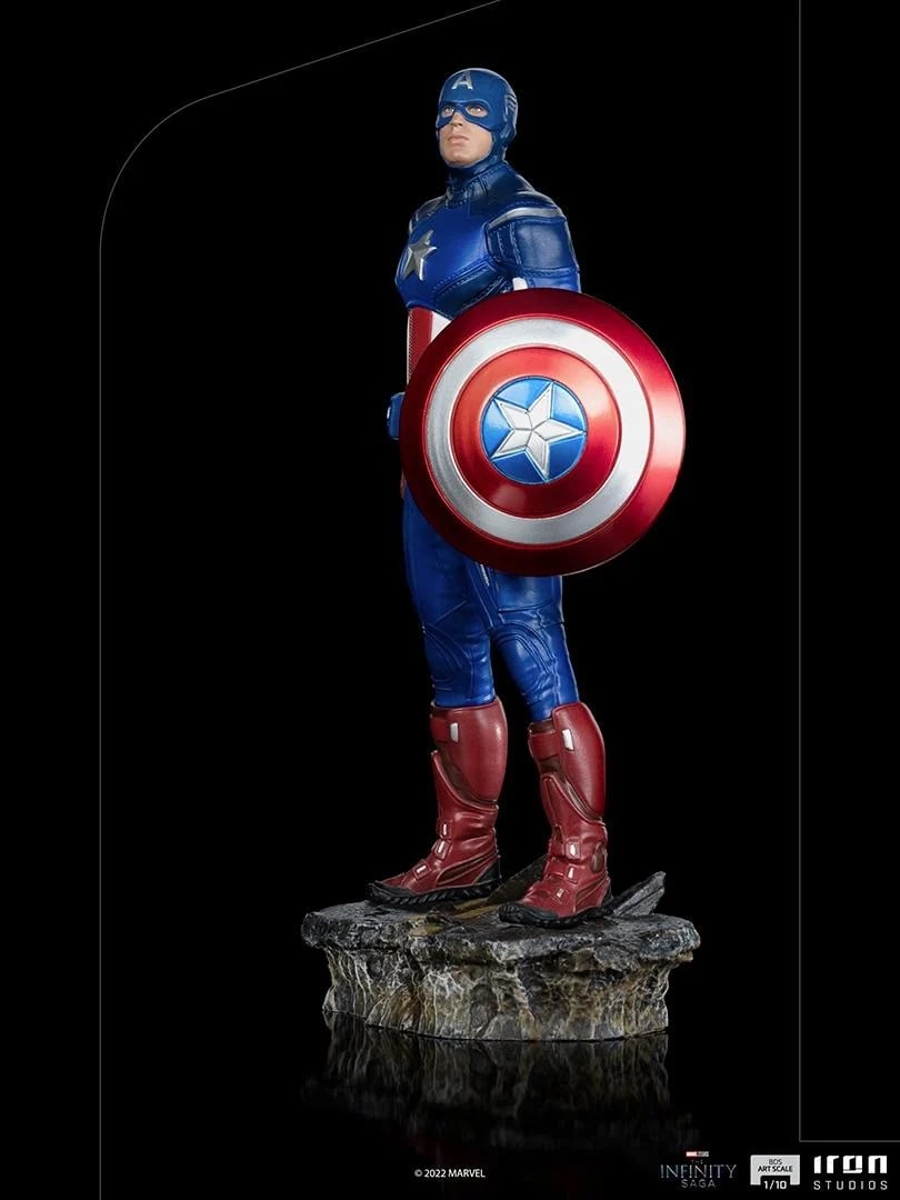 Iron Studios - BDS Arts Scale 1/10 - Marvel - Avengers: The Infinity Saga - Captain America (Battle of New-York) Statue 23cm - flash vidéo