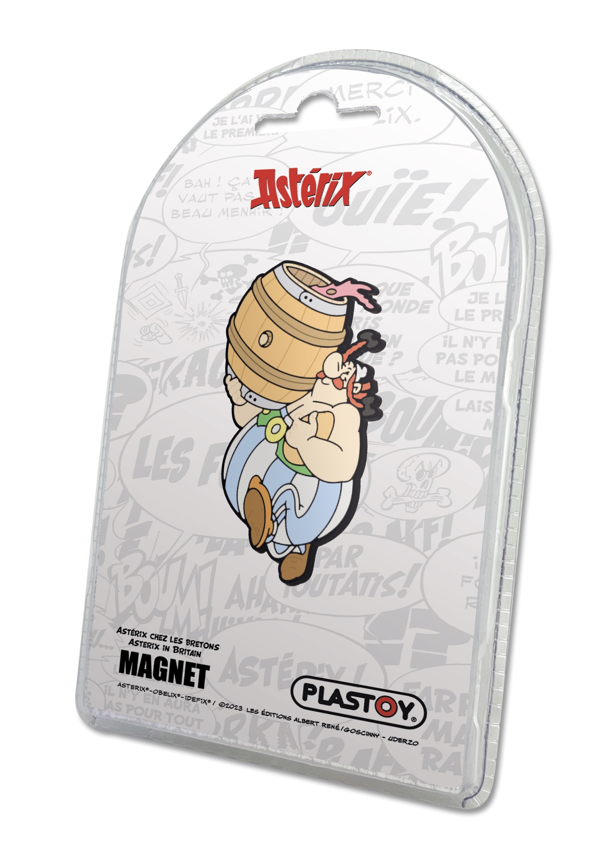 Plastoy - Astérix - Aimant en gomme Astérix chez les Bretons - flash vidéo