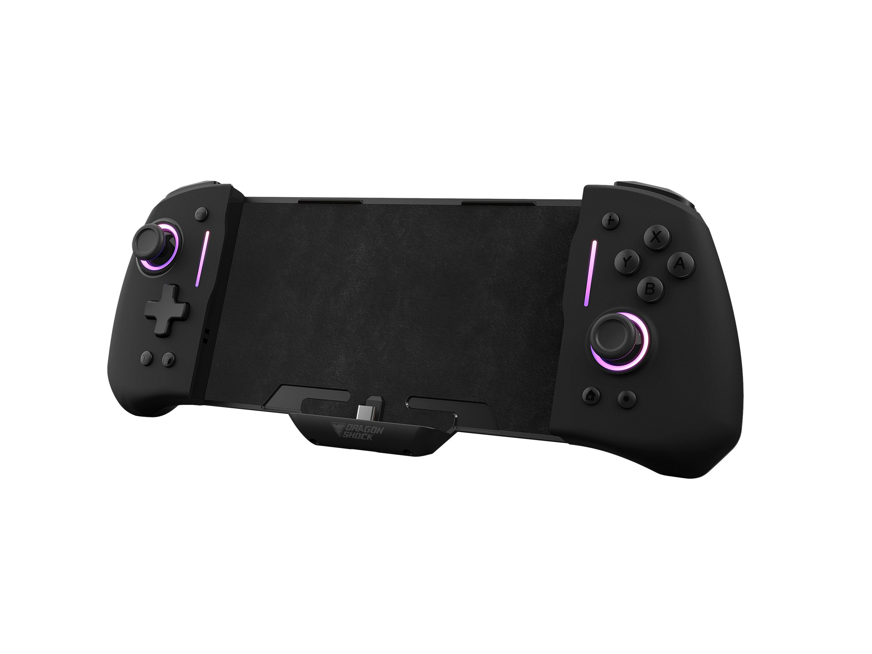 DragonShock - Apex-Glide Deck - Support Manette pour Nintendo Switch et Switch OLED - flash vidéo