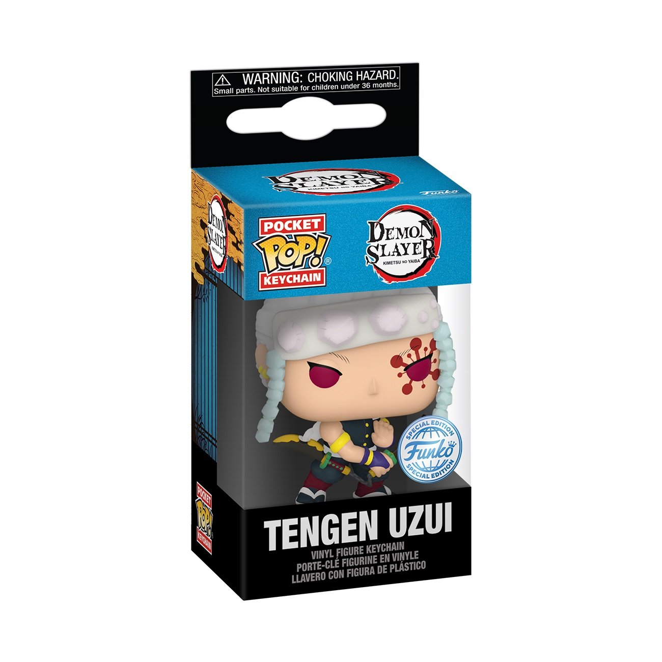 Funko Pocket Pop! Keychain: Demon Slayer - Tengen - flash vidéo