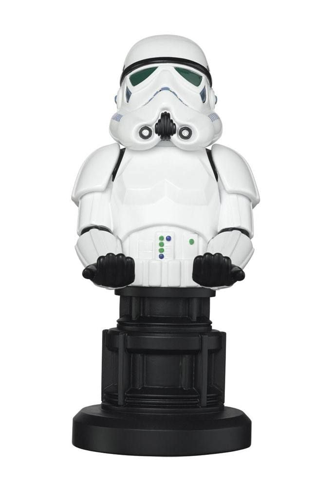 Cable Guys - Star Wars - Stormtrooper Support Chargeur pour Téléphone et Manette - flash vidéo