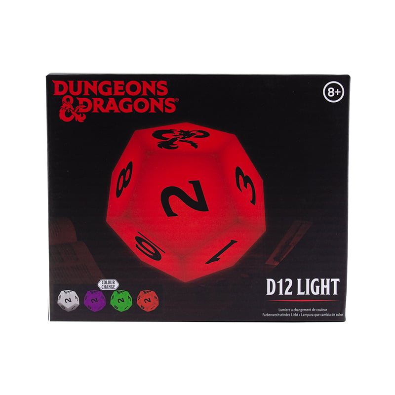 Donjons et Dragons - Lampe Dé 12 faces - flash vidéo