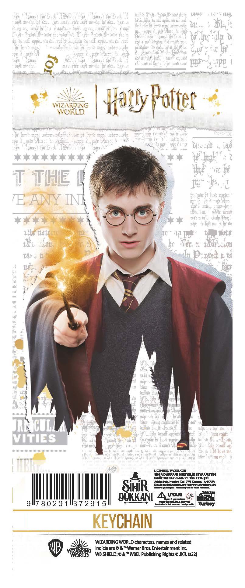 Wizarding World - Harry Potter - Porte-clés en métal - Hedwige - flash vidéo