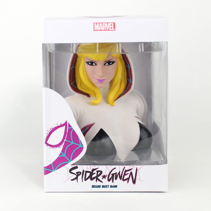 Marvel - Buste Tirelire Spider-Gwen Deluxe - flash vidéo