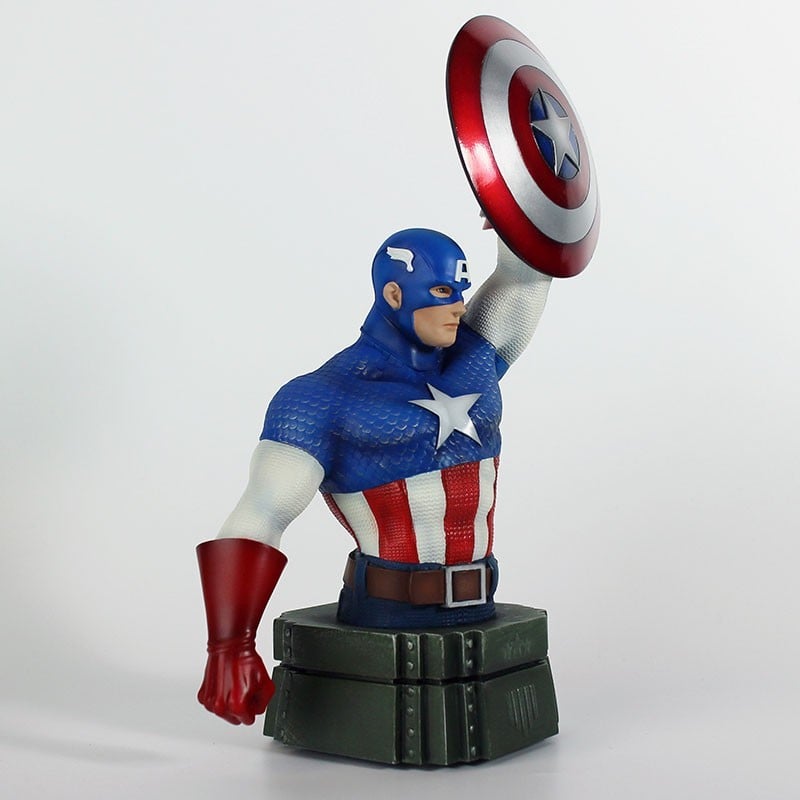 Marvel - Buste de Captain América Avengers 26cm - flash vidéo