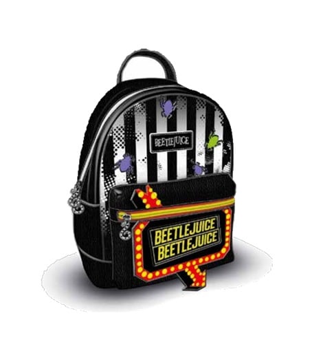 Beetlejuice - Fashion Backpack "Beetlejuice Beetlejuice Beetlejuice" - flash vidéo