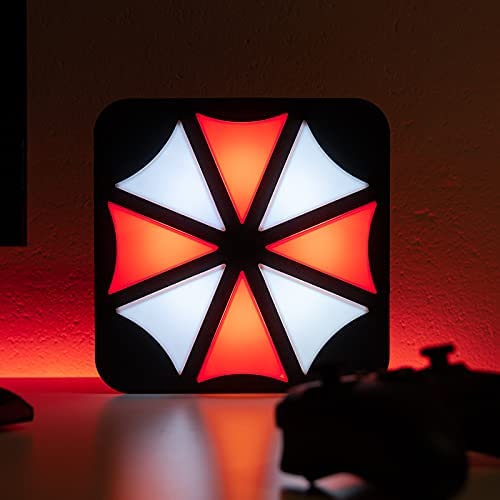 Resident Evil - Lampe de bureau / Applique murale 3D Logo d'Umbrella Corporation - flash vidéo