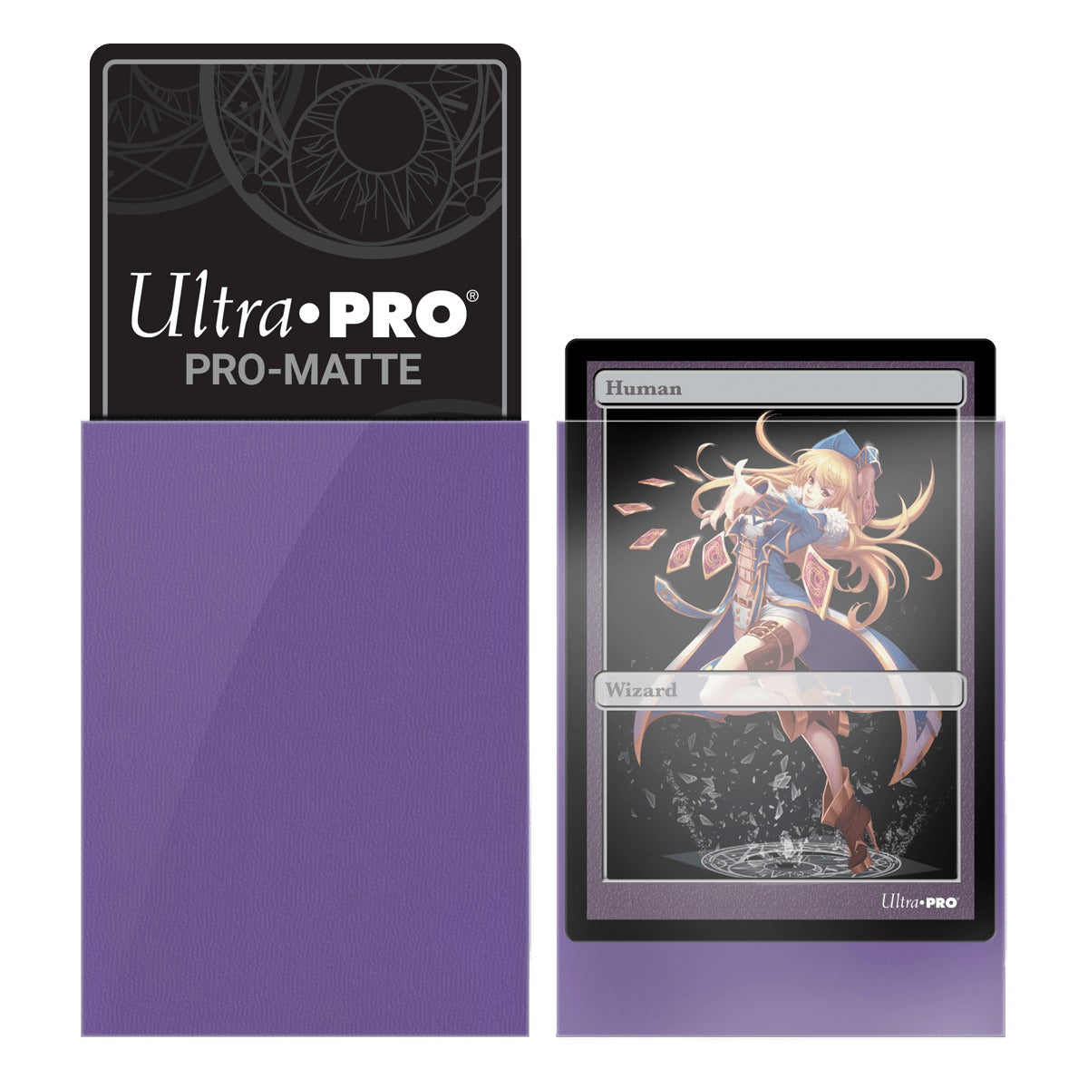 Ultra Pro - PRO-Matte Sachet de 60 protèges cartes petit format Violet (62 x 89 mm) - flash vidéo