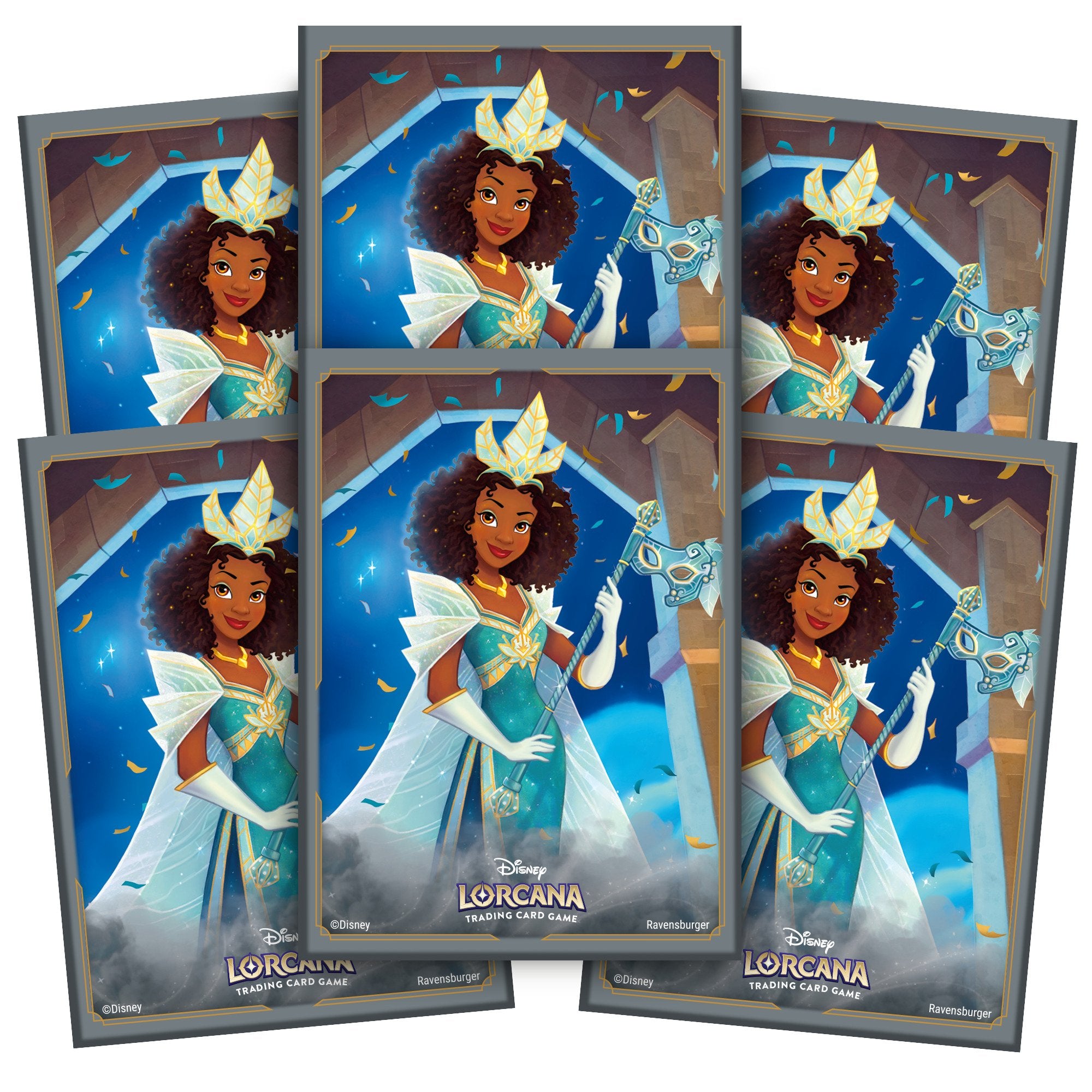 Disney Lorcana JCC : Ciel Scintillant - Pack de 65 Protèges-cartes Tiana - flash vidéo
