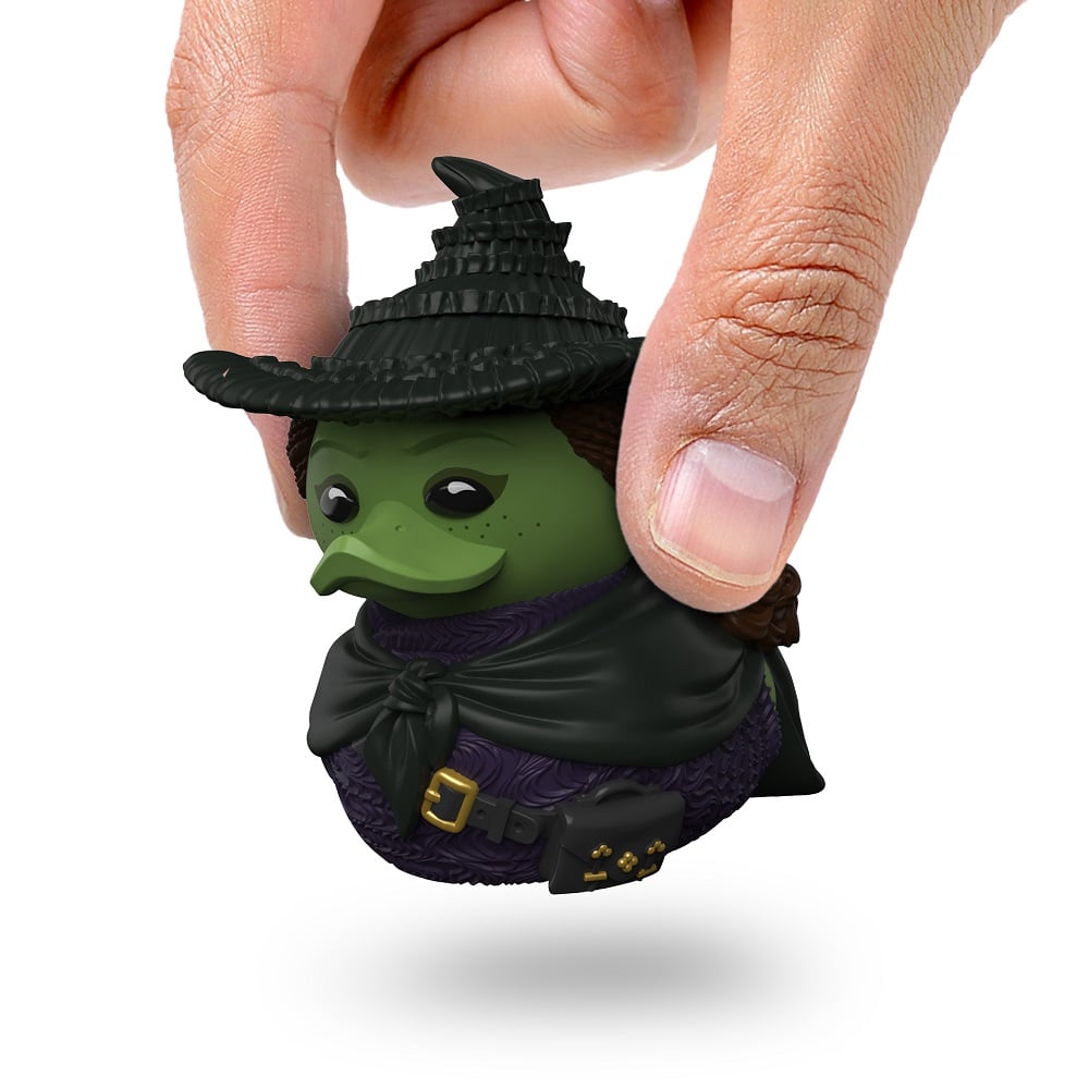 Numskull - Mini TUBBZ Canard de bain - Wicked - Elphaba Thropp (Édition baignoire) - 8cm - flash vidéo