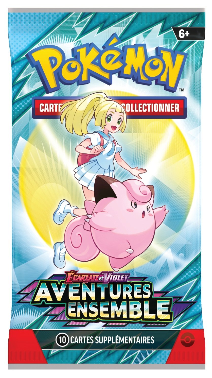 Pokémon JCC - Écarlate et Violet - Pack de Booster EV09 Aventures Ensemble (Display x36) - flash vidéo
