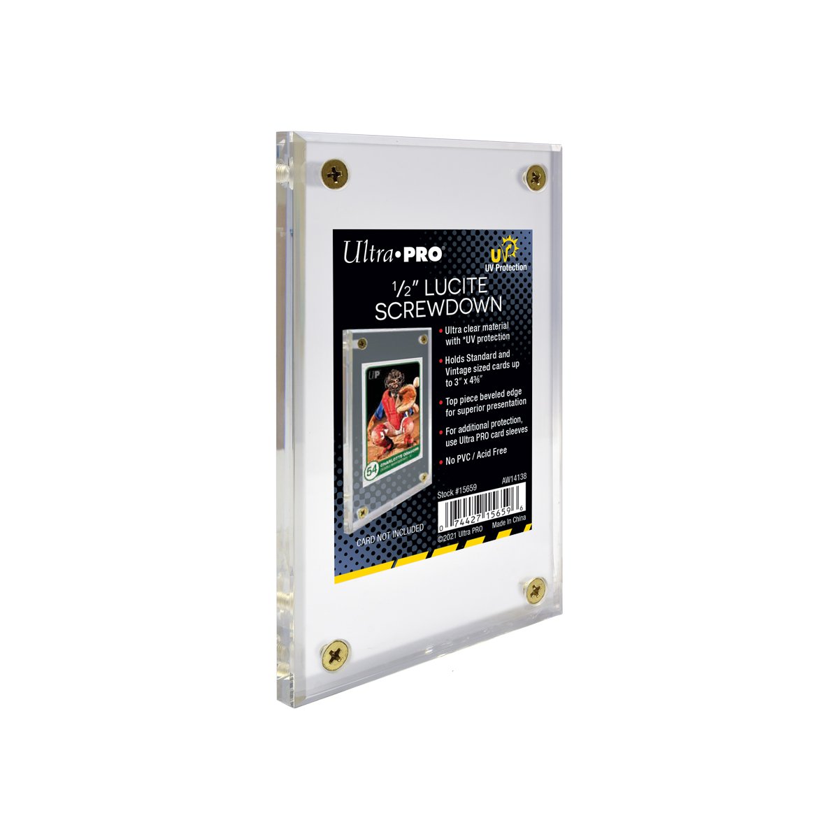 Ultra Pro - Lucite UV 1/2" avec vis de fixation - flash vidéo