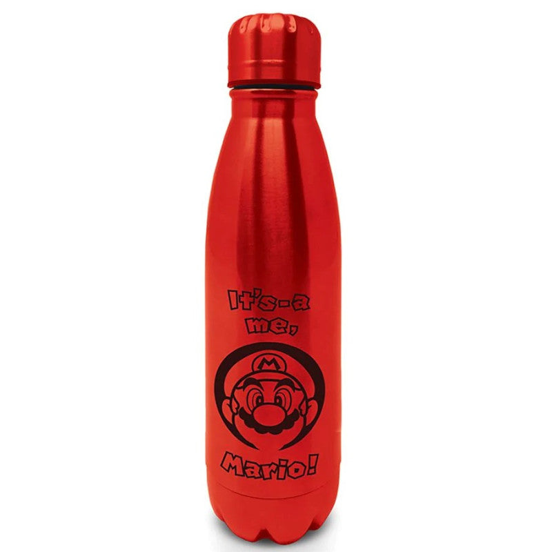 Super Mario Bros. - Petite bouteille en métal Mario 540ml - flash vidéo