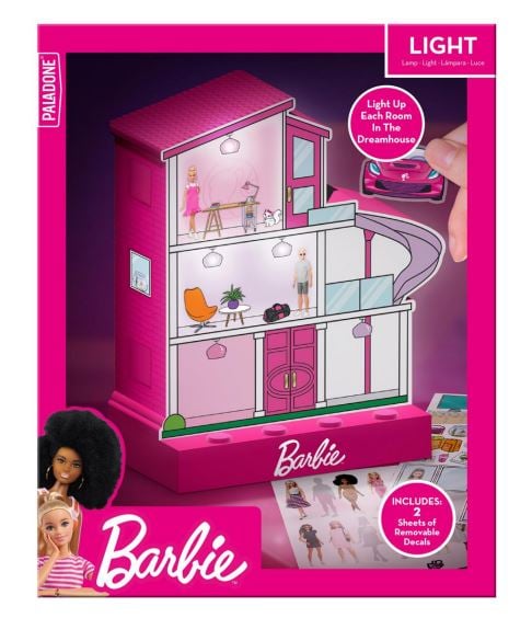Barbie - Lampe Maison de Rêve avec Autocollants - flash vidéo