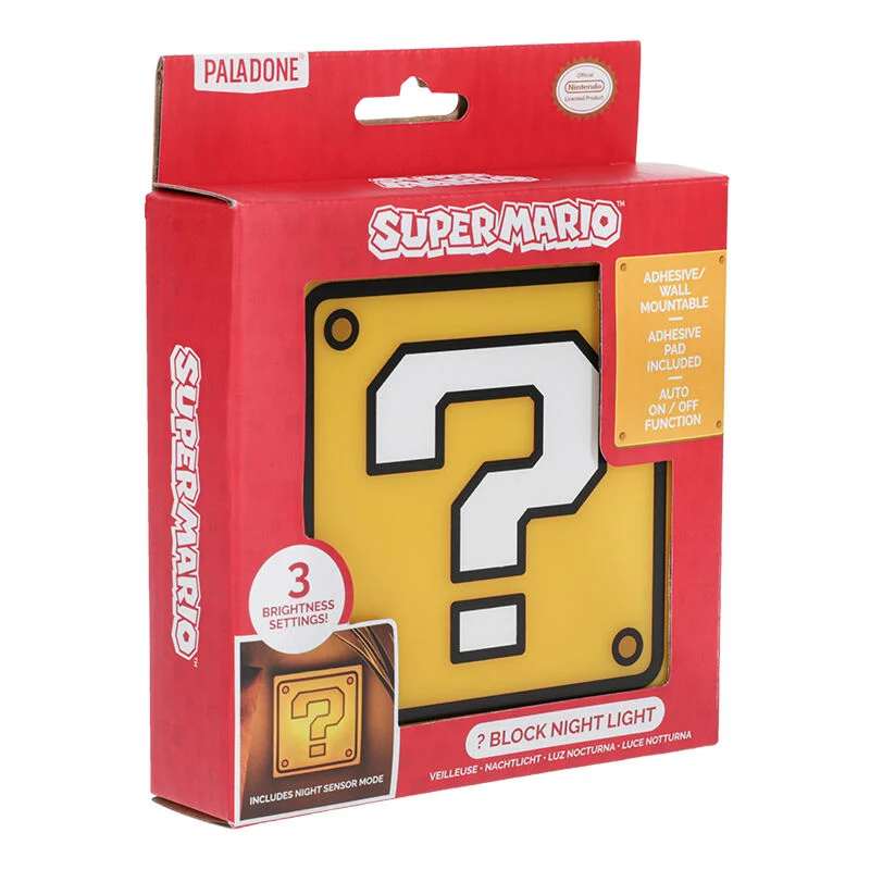 Nintendo - Super Mario - Lampe Bloc Question - flash vidéo