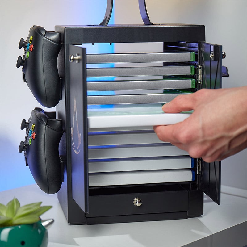 Numskull - Meuble de rangement inspiré d'Assassin's Creed pour gamer - flash vidéo