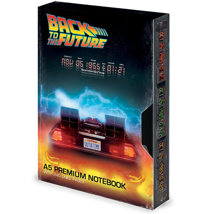 Back to the Future - VHS A5 Premium Notebook - flash vidéo