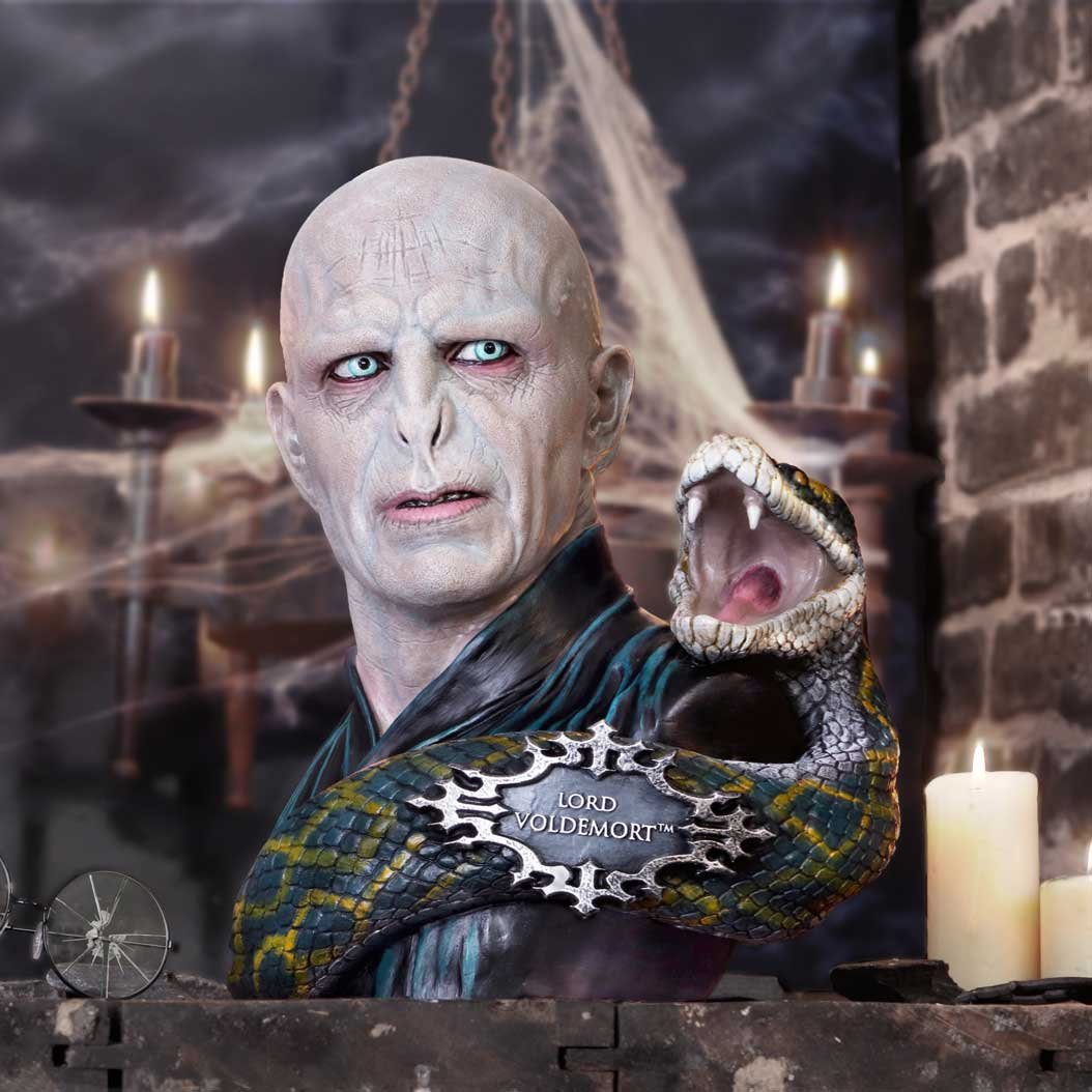 Harry Potter - Buste de Lord Voldemort 30.5cm - flash vidéo