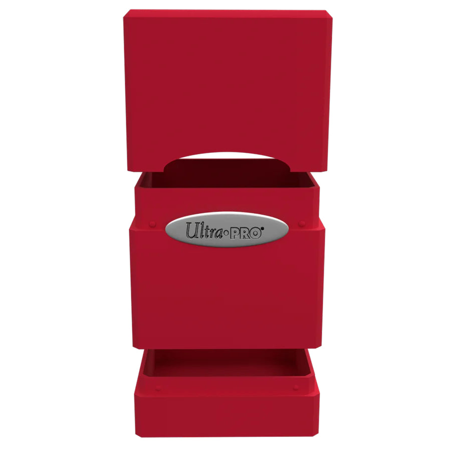 Ultra Pro - Deck Box Tour en Satin - Rouge Pomme - flash vidéo