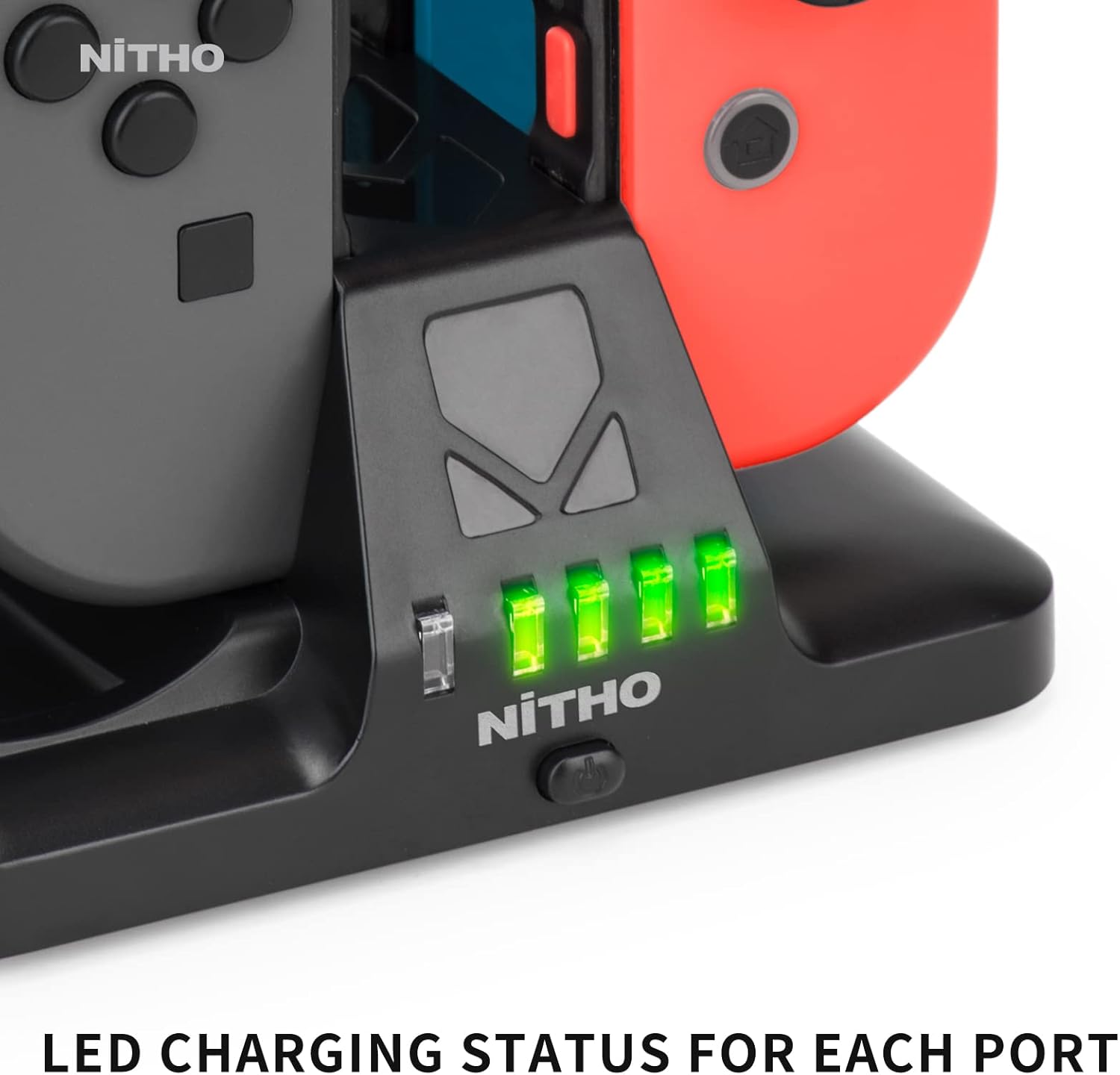 Nitho - Station de charge compatible avec Joy-Cons et manette pro de la Nintendo Switch - flash vidéo