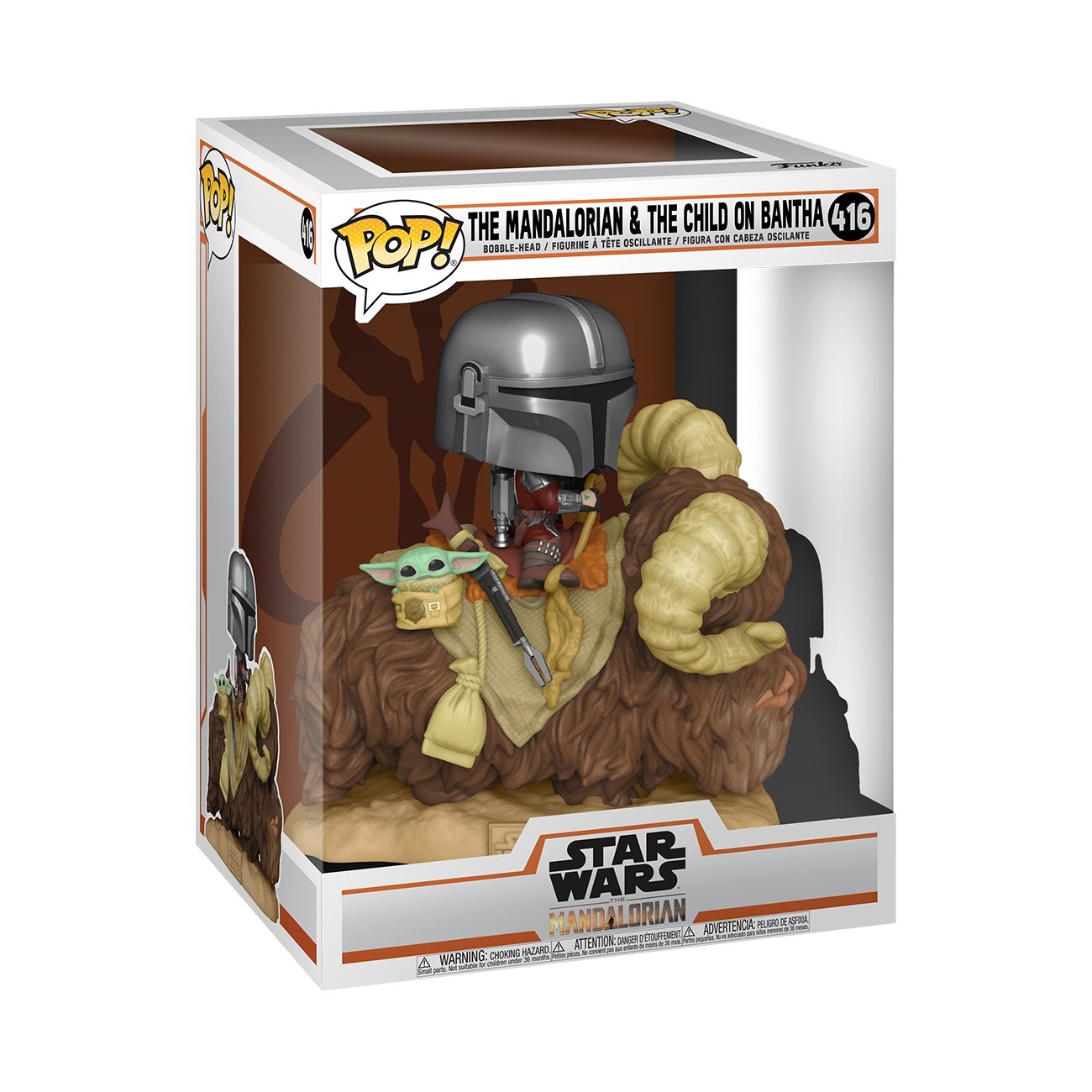 Funko Pop! Deluxe: The Mandalorian - The Mandalorian & The Child on Bantha ENG Merchandising - flash vidéo