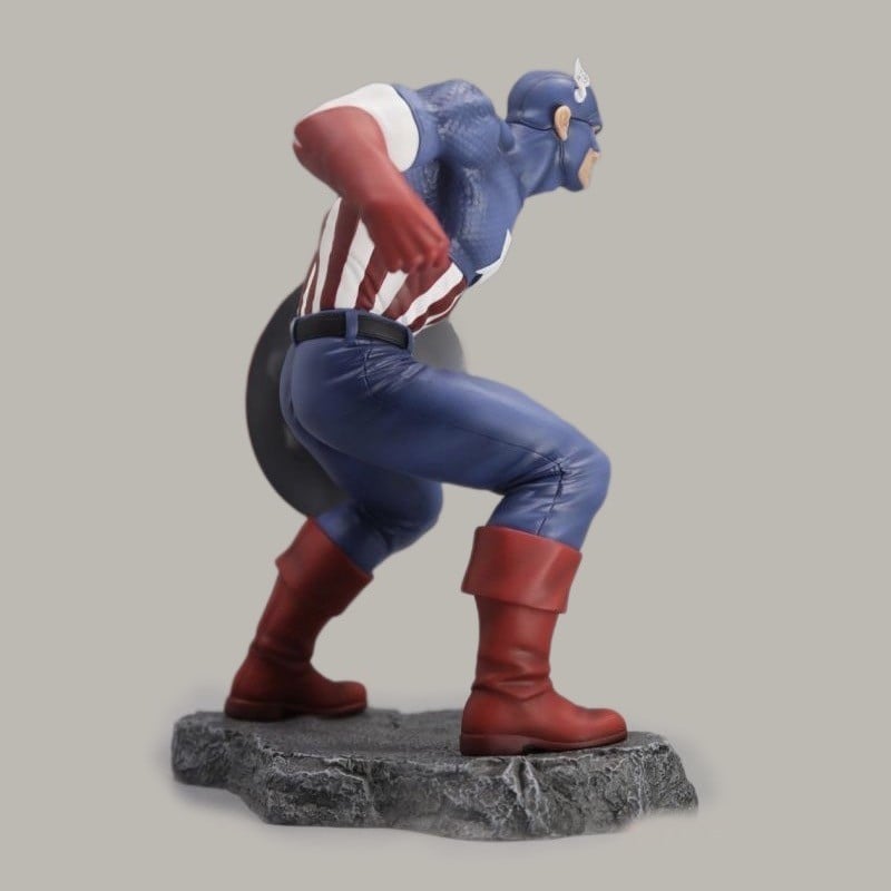 Marvel - Statue de Captain America Civil War 20cm - flash vidéo